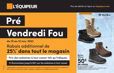 L'Équipeur Flyer November 9 to 15