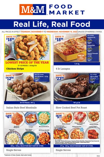 M&M Food Market (Atlantic & West) Flyer November 9 to 15
