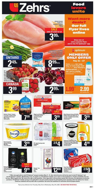 Zehrs Flyer May 21 to 27