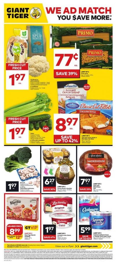 Giant Tiger Canada Early Black Friday Deals November 8th – 14th