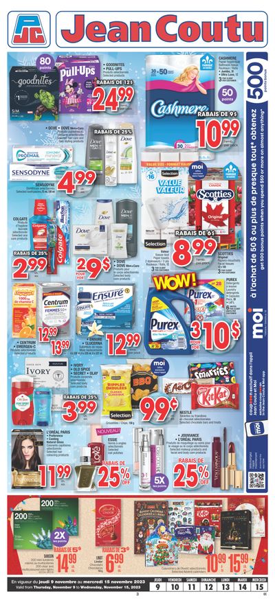Jean Coutu (QC) Flyer November 9 to 15