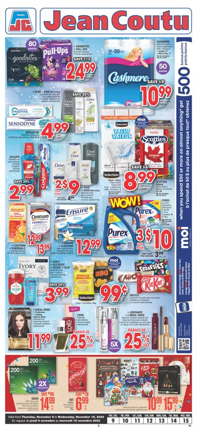 Jean Coutu (NB) Flyer November 9 to 15