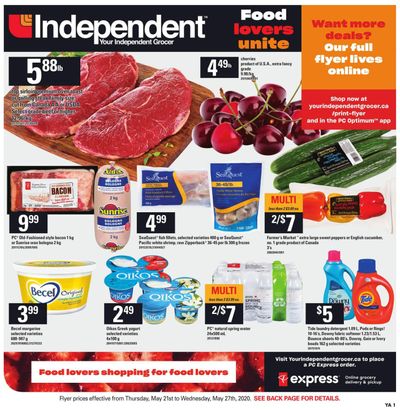 Independent Grocer (Atlantic) Flyer May 21 to 27
