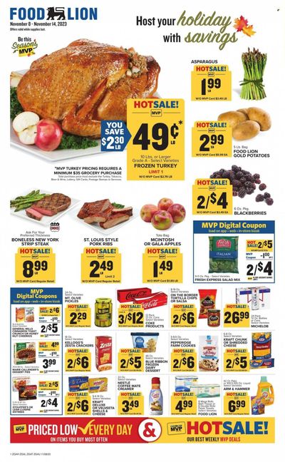 Food Lion (GA) Weekly Ad Flyer Specials November 8 to November 14, 2023