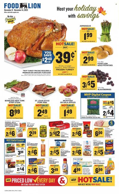 Food Lion (MD) Weekly Ad Flyer Specials November 8 to November 14, 2023