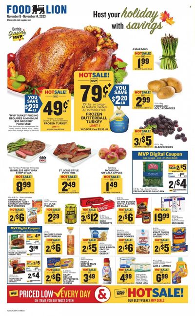 Food Lion (SC) Weekly Ad Flyer Specials November 8 to November 14, 2023