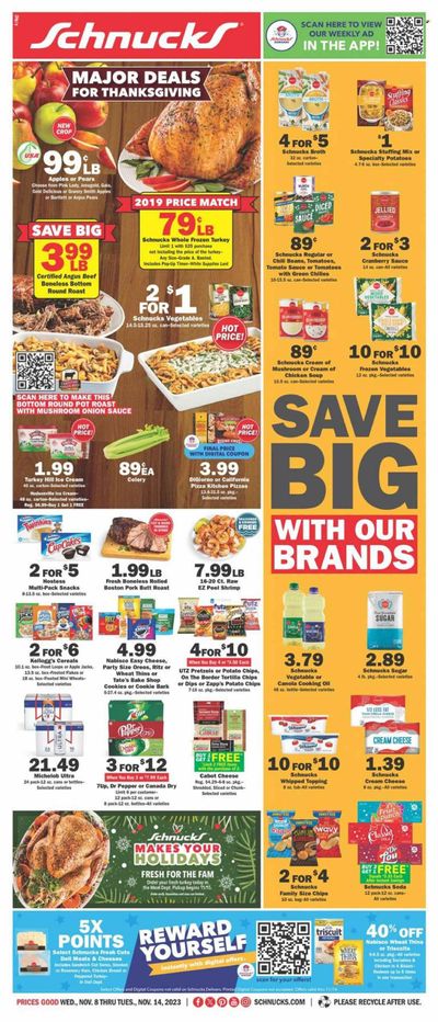 Schnucks (IA, IL, IN, MO) Weekly Ad Flyer Specials November 8 to November 14, 2023