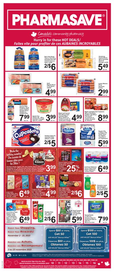 Pharmasave (NB) Flyer November 10 to 16