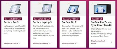 Microsoft Pre Black Friday: Save up to $400 on select Surface Laptop 5 + Up to $840 off Surface Pro 9 + More