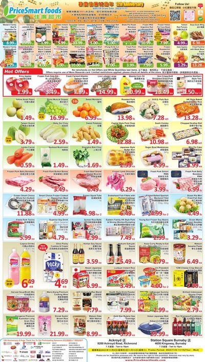 PriceSmart Foods Flyer November 9 to 15