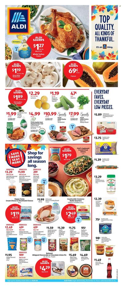 ALDI (AZ) Weekly Ad Flyer Specials November 8 to November 14, 2023