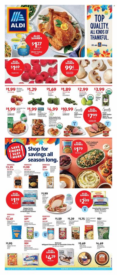 ALDI (IL) Weekly Ad Flyer Specials November 8 to November 14, 2023
