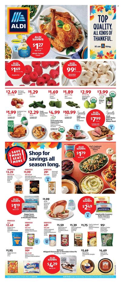 ALDI (KY, MS, TN) Weekly Ad Flyer Specials November 8 to November 14, 2023