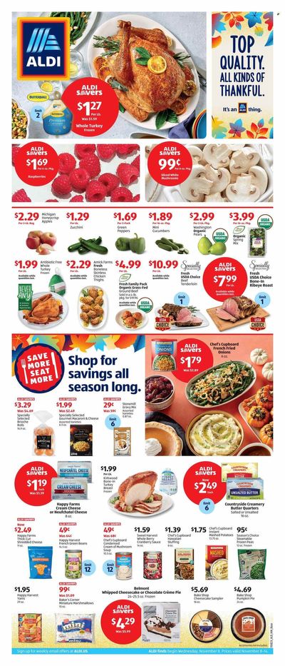 ALDI (OH) Weekly Ad Flyer Specials November 8 to November 14, 2023
