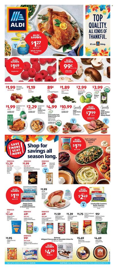 ALDI (TX) Weekly Ad Flyer Specials November 8 to November 14, 2023