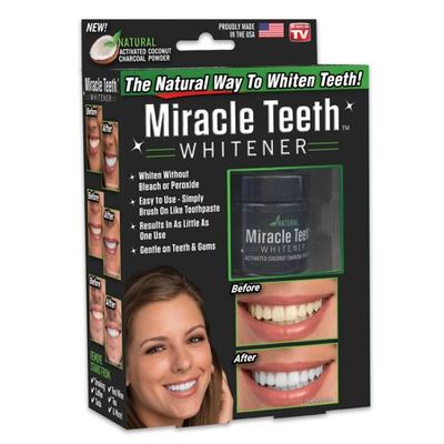 Miracle Teeth Whitener - The Natural Way to Whiten Teeth at  $17.99 (Save $32.00) at Ebay Canada