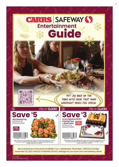 Safeway (AK) Weekly Ad Flyer Specials November 1 to November 26, 2023