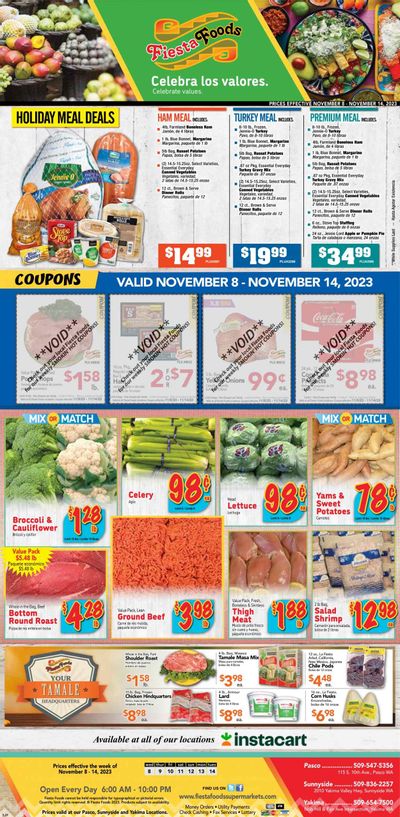 Fiesta Foods SuperMarkets (WA) Weekly Ad Flyer Specials November 8 to November 14, 2023