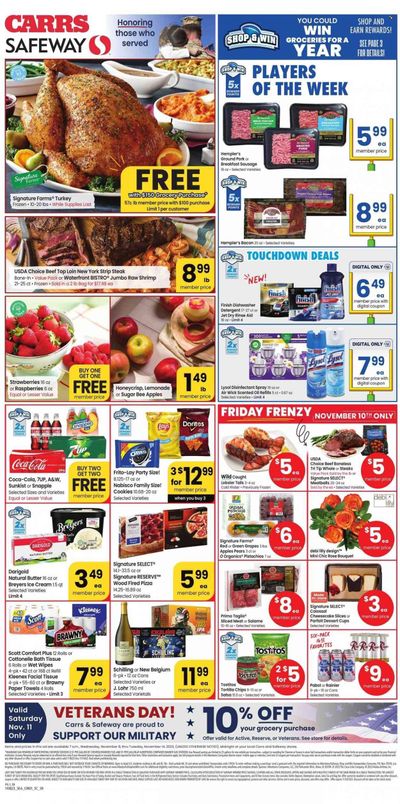 Safeway (AK) Weekly Ad Flyer Specials November 8 to November 14, 2023