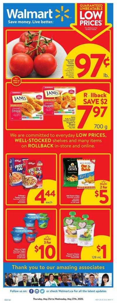 Walmart (West) Flyer May 21 to 27