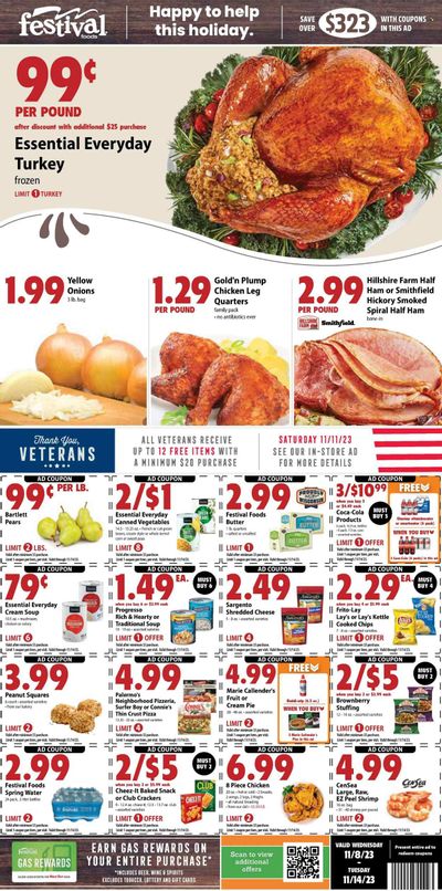 Festival Foods (WI) Weekly Ad Flyer Specials November 8 to November 14, 2023