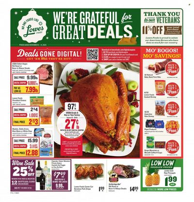 Lowes Foods (NC, SC) Weekly Ad Flyer Specials November 8 to November 14, 2023