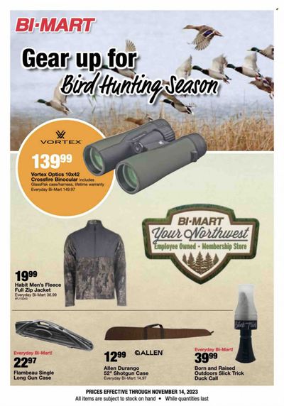 Bi-Mart (ID, OR, WA) Weekly Ad Flyer Specials November 8 to November 14, 2023