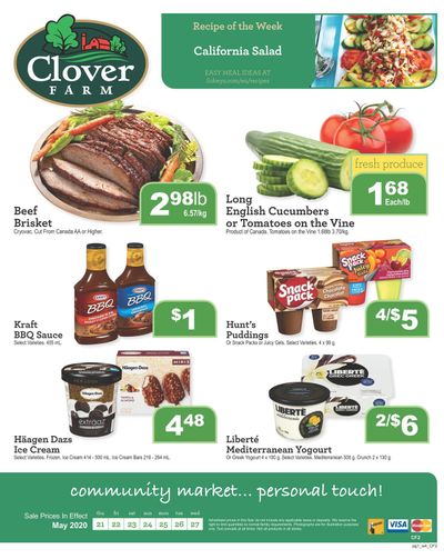 Clover Farm Flyer May 21 to 27