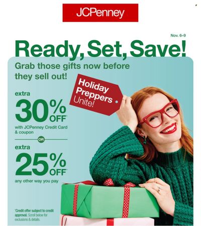 JCPenney Weekly Ad Flyer Specials November 6 to November 9, 2023
