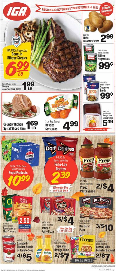 IGA (KY) Weekly Ad Flyer Specials November 8 to November 14, 2023 IGA (KY) Weekly Ad Flyer Specials November 8 to November 14, 2023