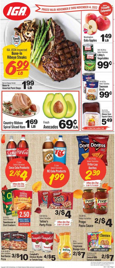 IGA (VA) Weekly Ad Flyer Specials November 8 to November 14, 2023 IGA (VA) Weekly Ad Flyer Specials November 8 to November 14, 2023