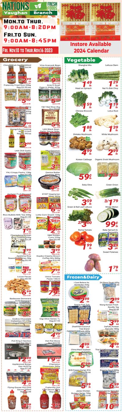 Nations Fresh Foods (Vaughan) Flyer November 10 to 16
