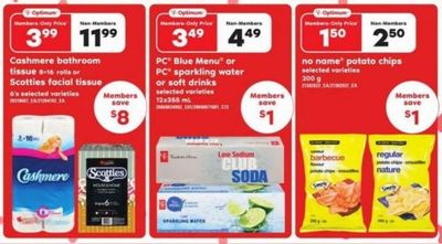 Loblaws Ontario: Get 2 Bags of No Name Potato Chips for $3 + 1,500 PC Optimum Points!