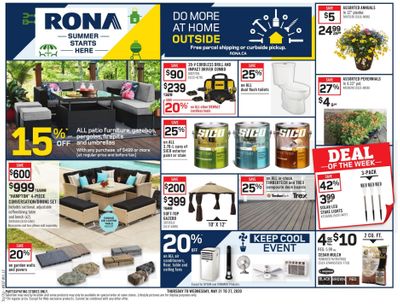 Rona (West) Flyer May 21 to 27