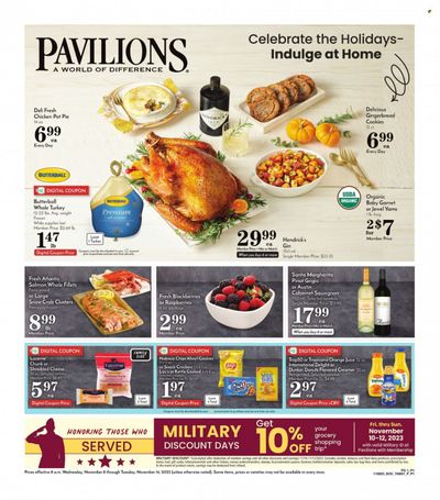 Pavilions (CA) Weekly Ad Flyer Specials November 8 to November 14, 2023