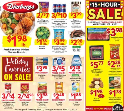 Dierbergs (IL, MO) Weekly Ad Flyer Specials November 7 to November 13, 2023