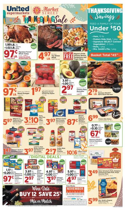 United Supermarkets (TX) Weekly Ad Flyer Specials November 8 to November 14, 2023