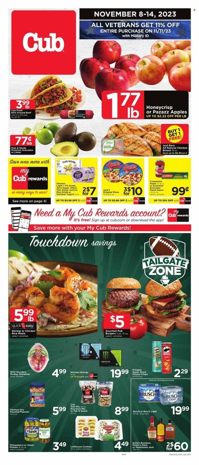 Cub Foods (IL) Weekly Ad Flyer Specials November 8 to November 14, 2023