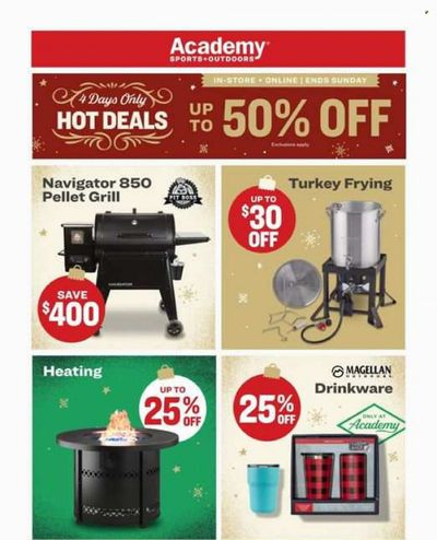 Academy Sports + Outdoors Weekly Ad Flyer Specials November 9 to November 12, 2023