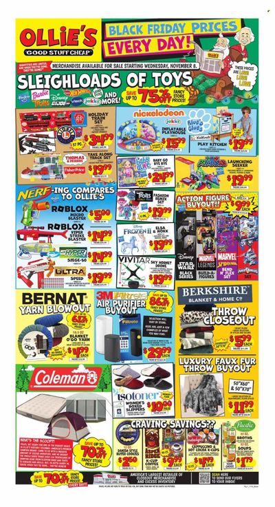 Ollie's Bargain Outlet Weekly Ad Flyer Specials November 8 to November 15, 2023