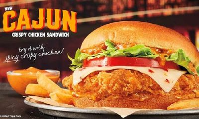 Cajun Crispy Chicken Sandwich at Burger King