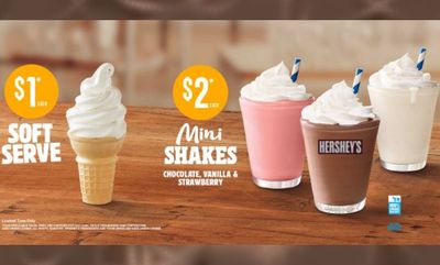 Soft Serve & Mini Shakes at Burger King