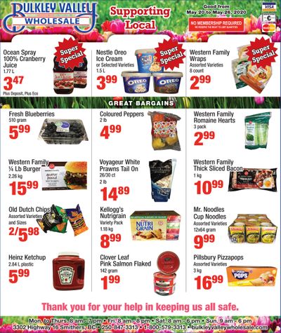 Bulkley Valley Wholesale Flyer May 20 to 26