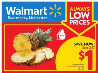 Walmart and Freshco Ontario: Get A Pineapple for Just 25 Cents This Week!