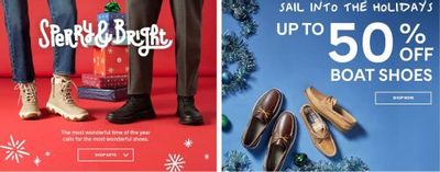 Sperry Canada Pre-Black Friday Offers: Save up to 50% off Boat Shoes + More