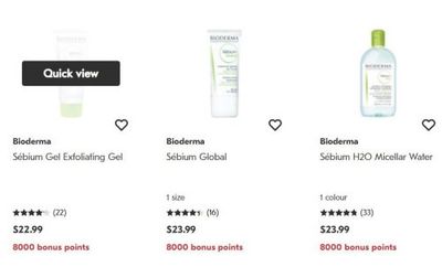 Shoppers Drug Mart Canada PC Optimum Offers: Bioderma Products Starting at $9.99 + 8,000 PC Optimum Points