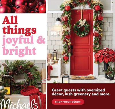 Michaels Weekly Ad Flyer Specials November 10 to December 25, 2023