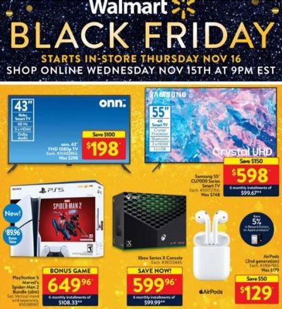 Walmart Canada Early Black Friday Flyer Week 2 – November 15th – 22nd