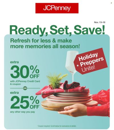 JCPenney Weekly Ad Flyer Specials November 13 to November 16, 2023