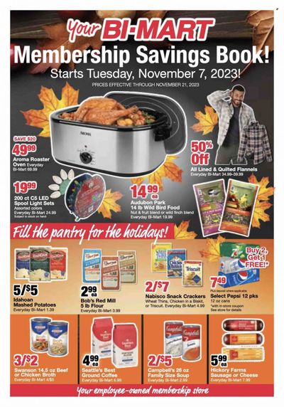 Bi-Mart (ID, OR, WA) Weekly Ad Flyer Specials November 13 to November 21, 2023